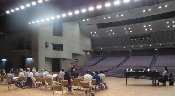 今日の第九合唱練習会はつつじホールで開催しました 知多市勤労文化会館